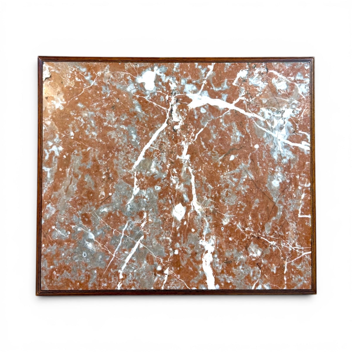 French Marble-Top Bedside Cabinet