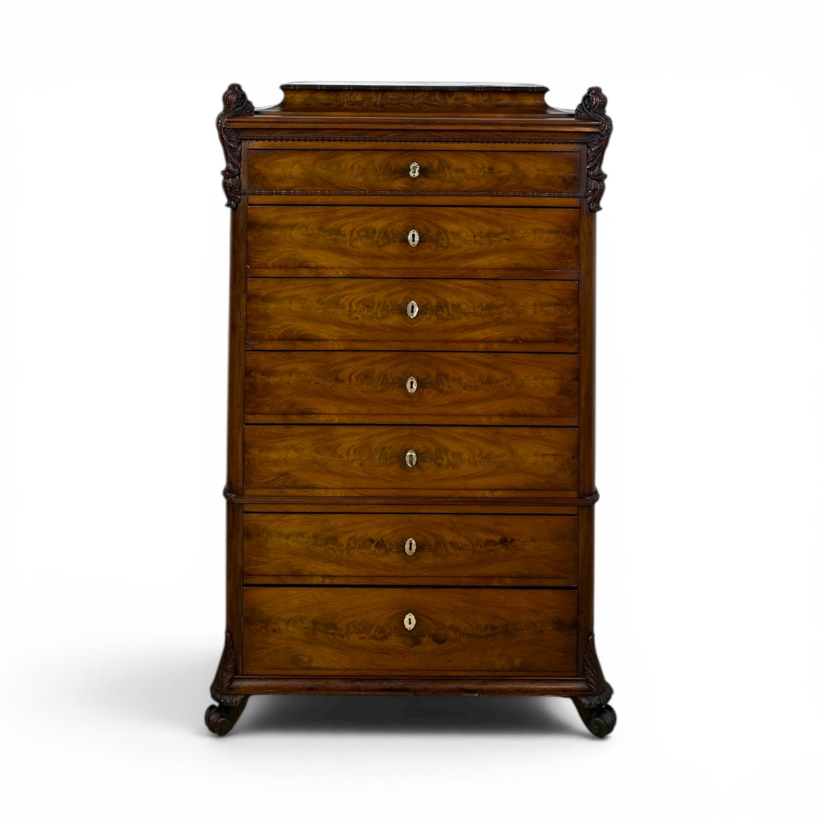 French Walnut Semainier