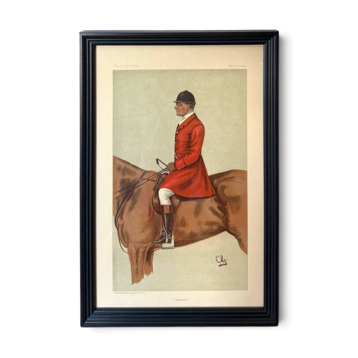 Vanity Fair “Spy” Equestrian Lithograph II