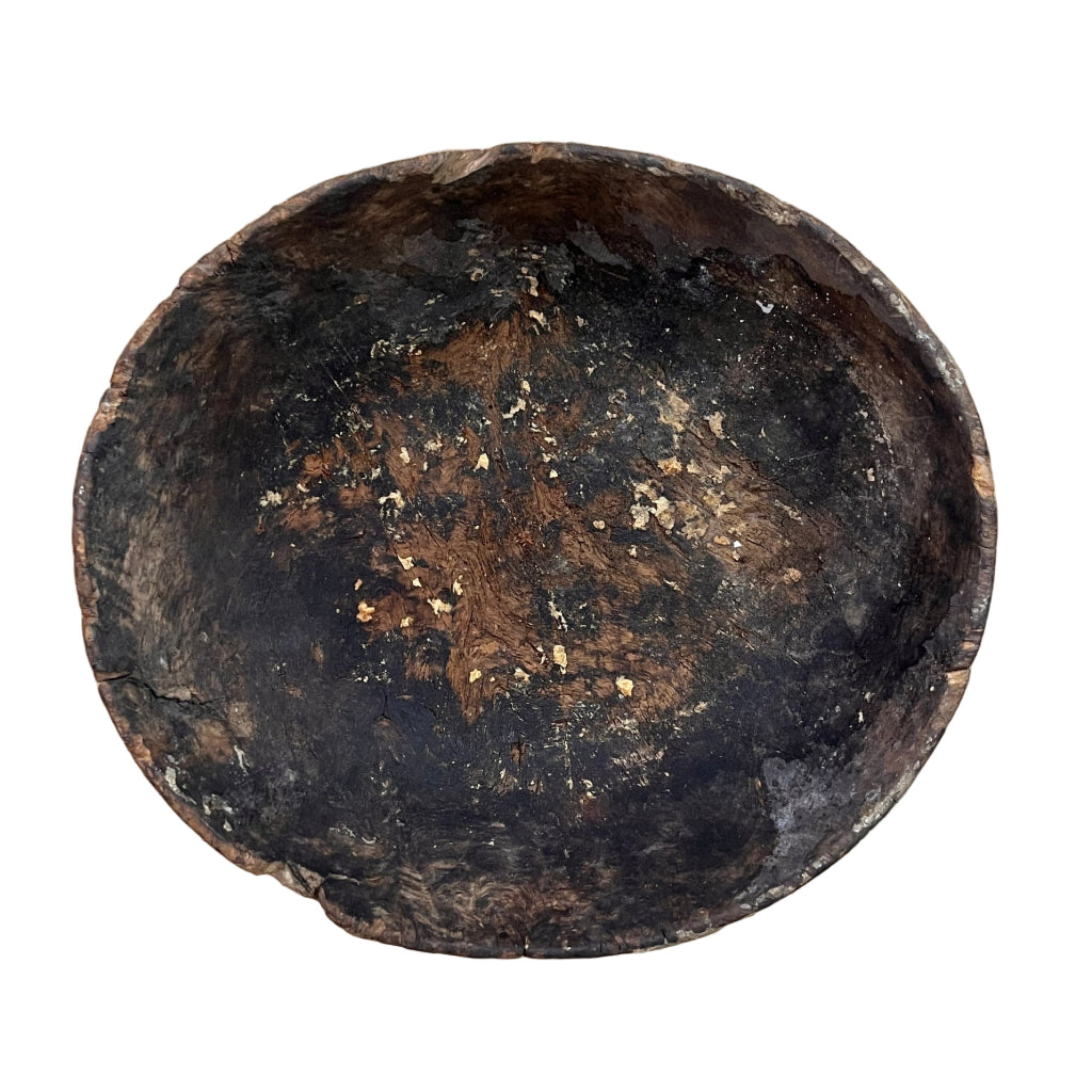 Antique Primitive Wooden Bowl