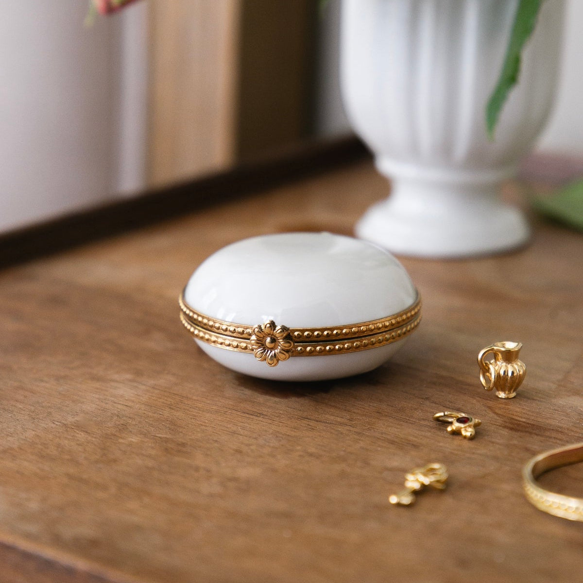 Limoges Porcelain Pillbox