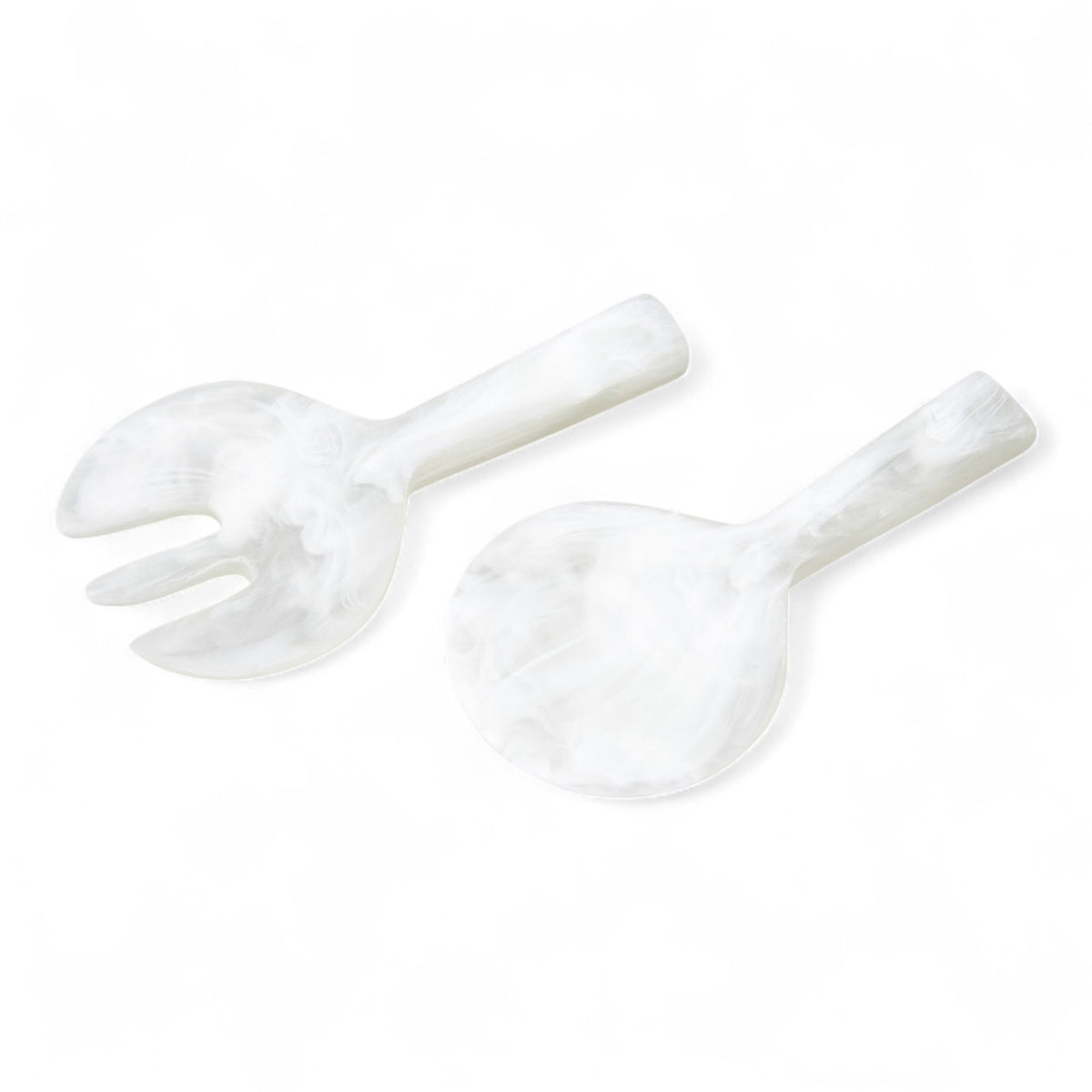 Short Servers 2pc - White Swirl