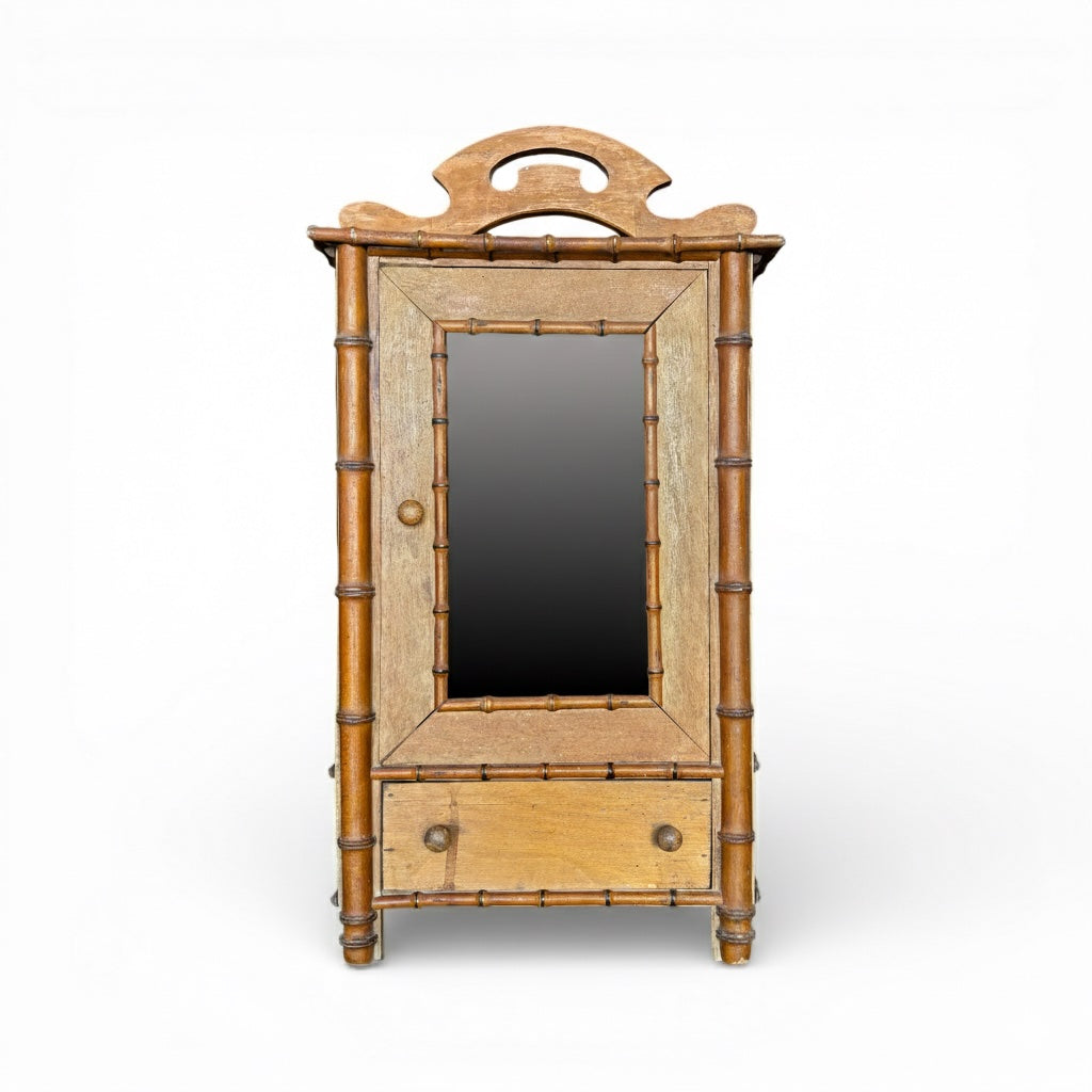 Salesman Sample Bamboo-Style Armoire