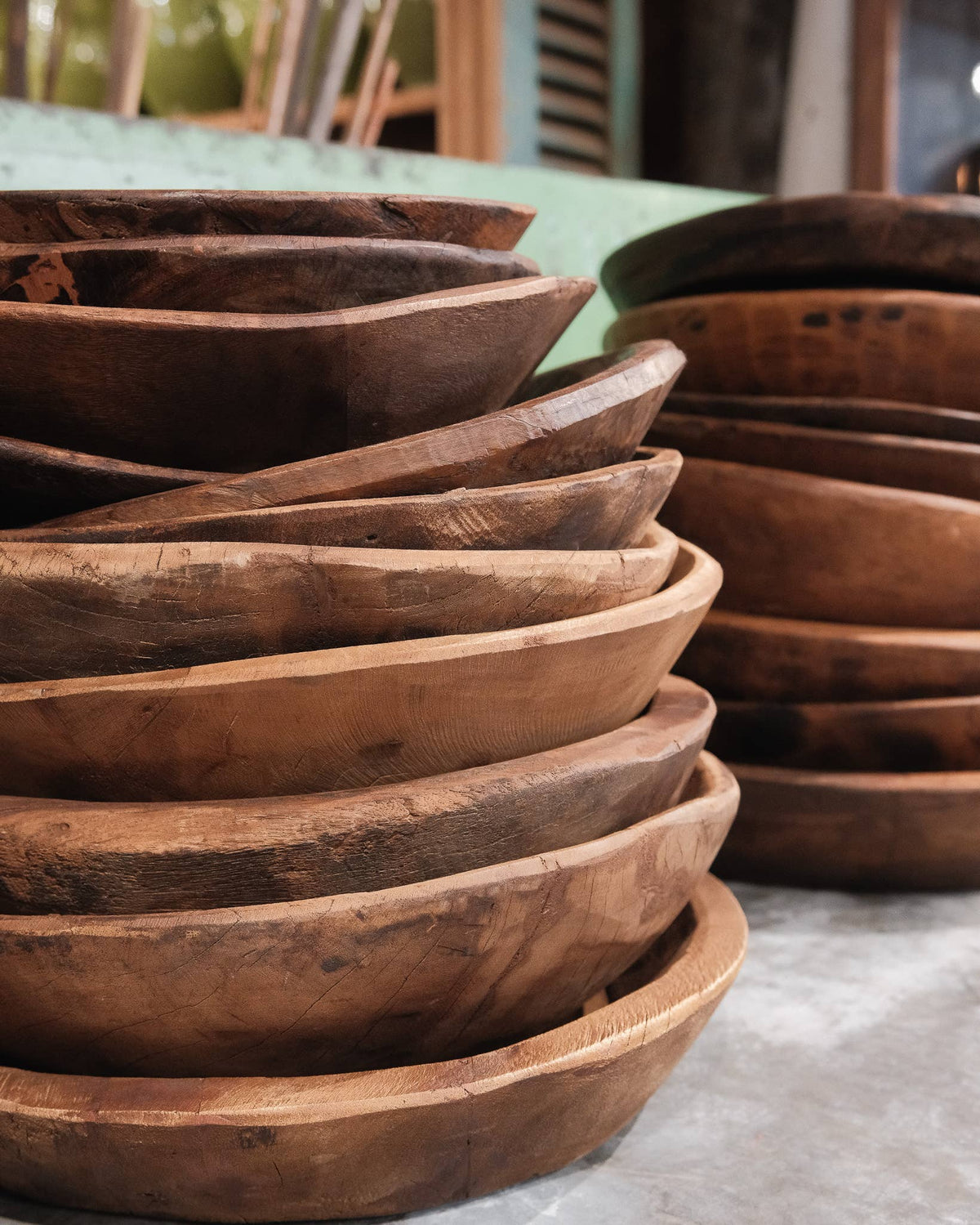 Vintage Wooden Bowl