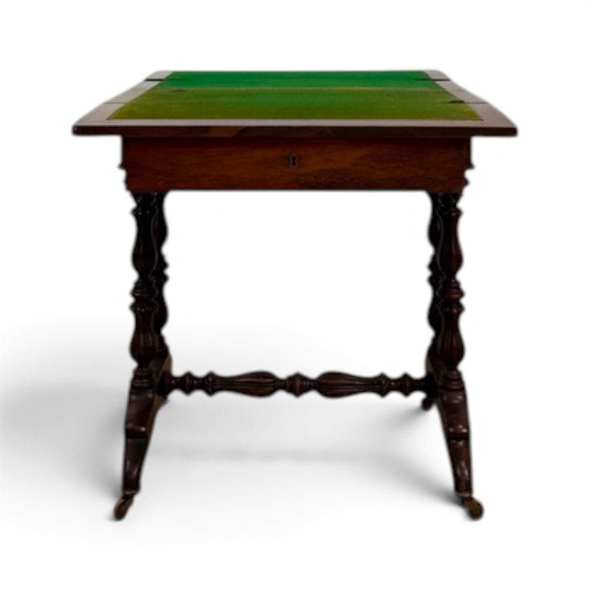 Rosewood Fold-Over Game Table
