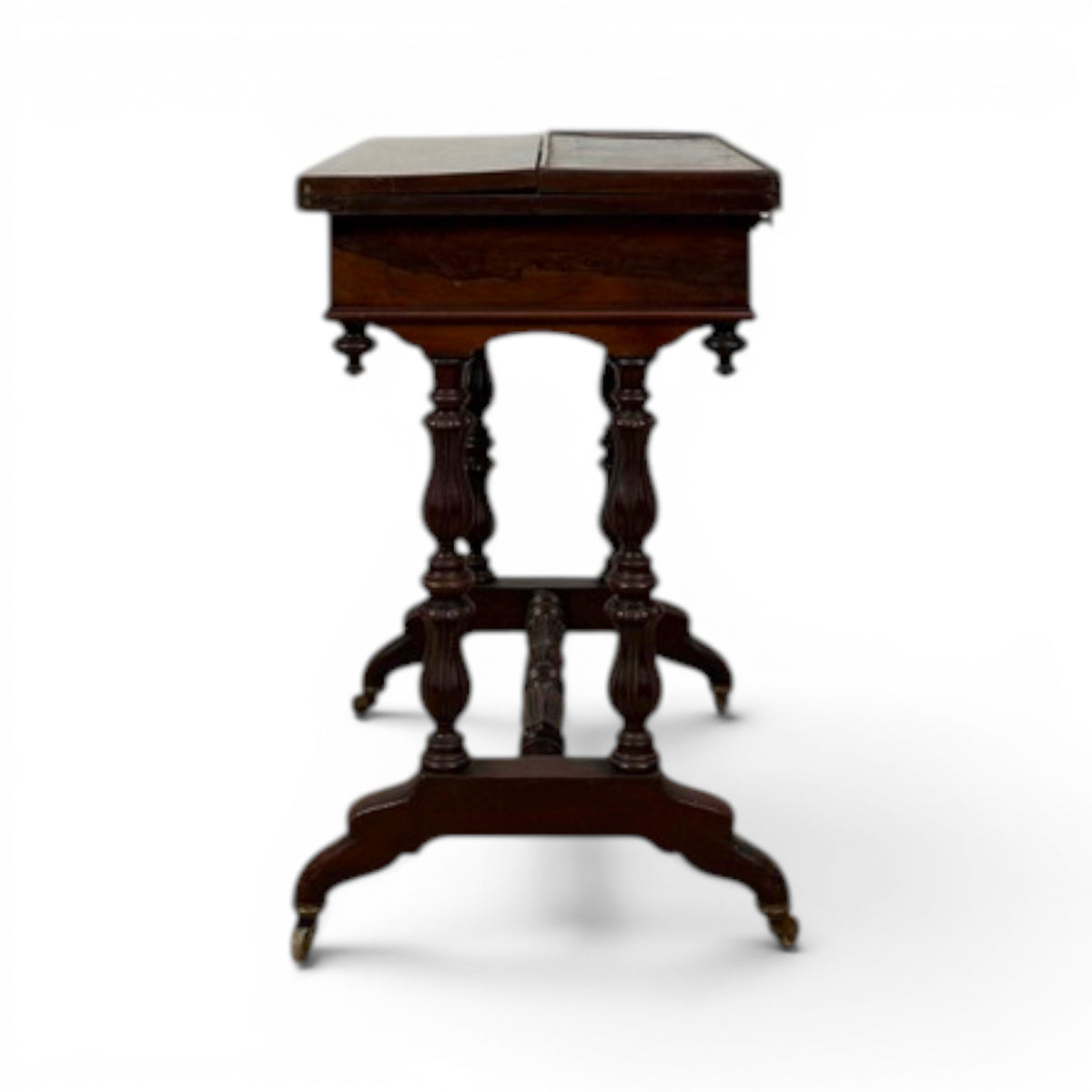 Rosewood Fold-Over Game Table