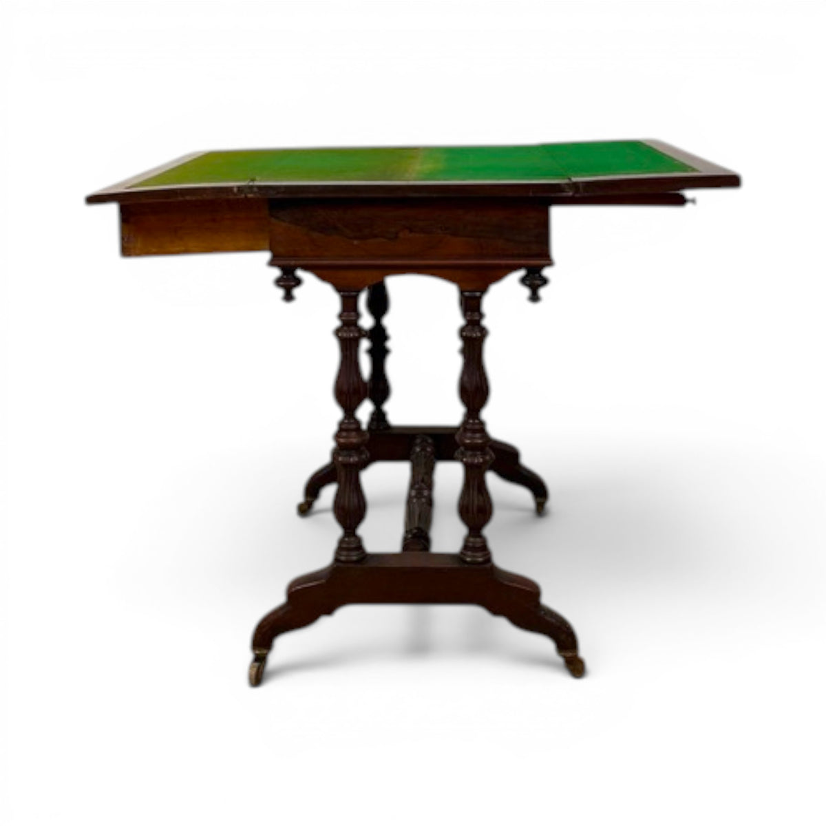 Rosewood Fold-Over Game Table