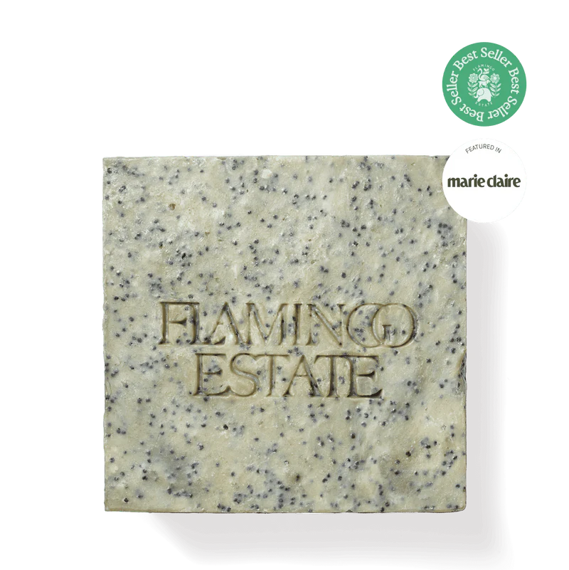 Exfoliating Peppermint Soap Brick | Flamingo Estate