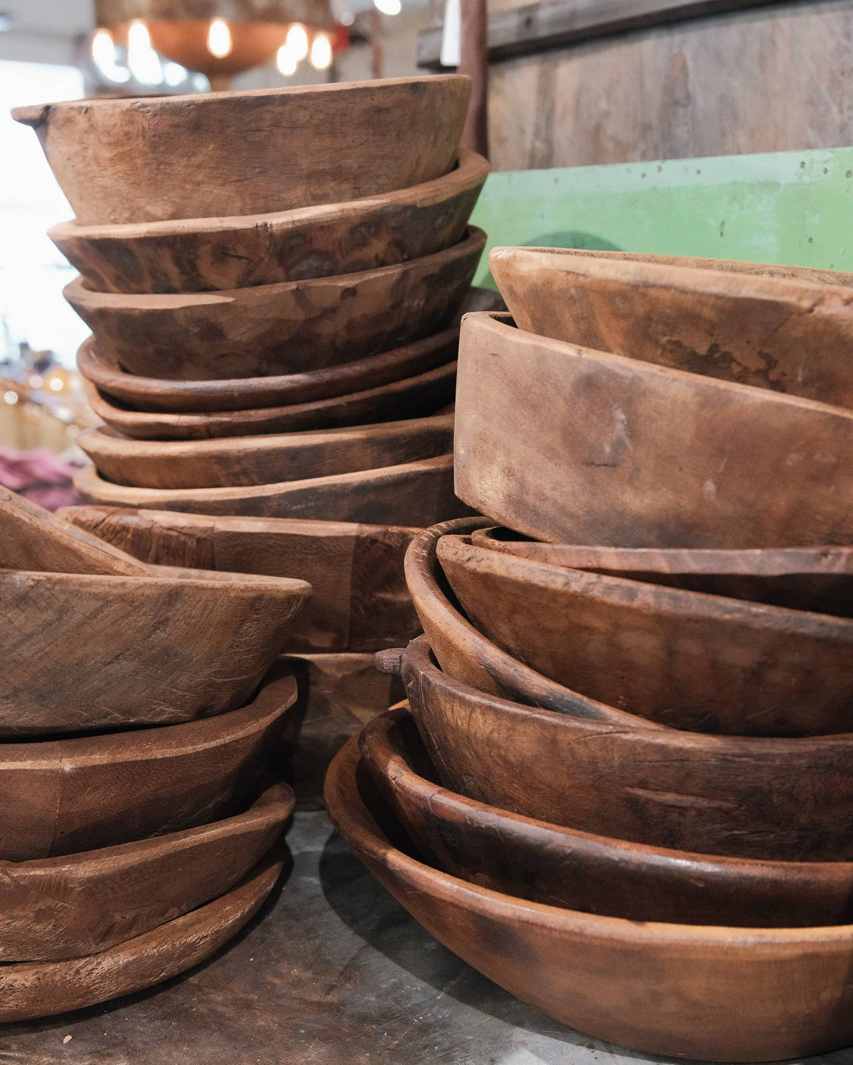 Vintage Wooden Bowl