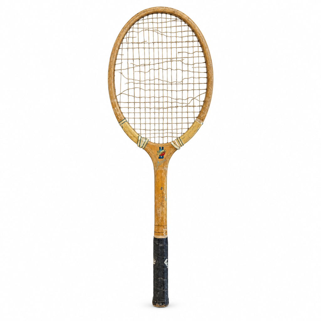 Vintage Wooden Tennis Racket