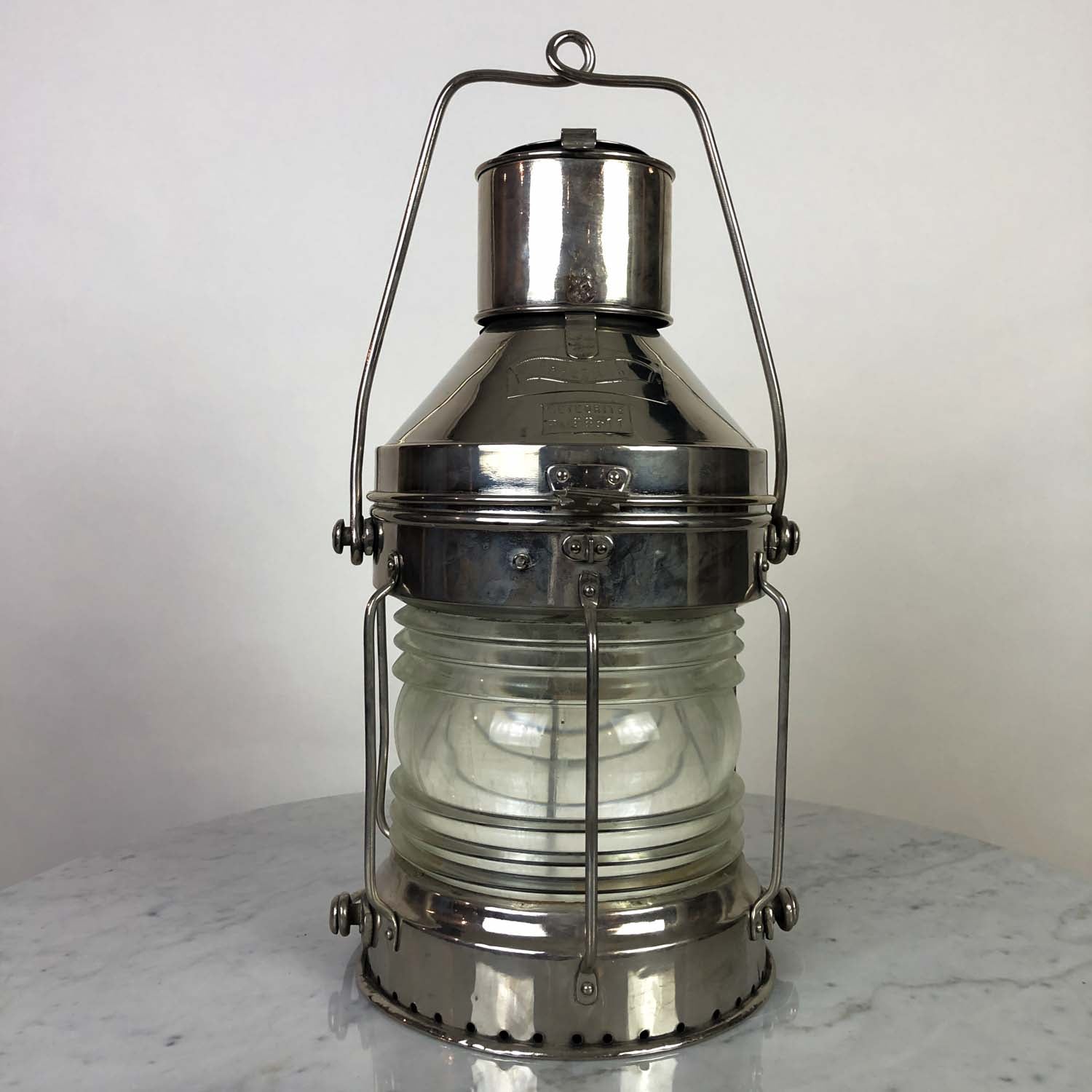 Ships Anchor Lantern by Meteorite Circa 1880