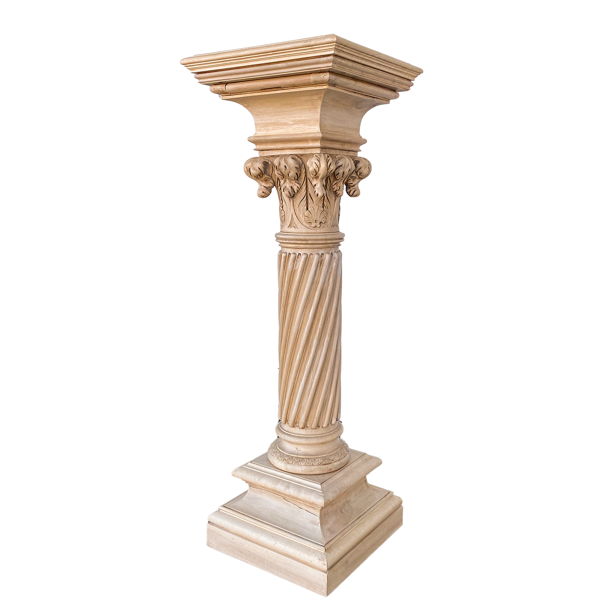 Carved Pedestal Circa 1880