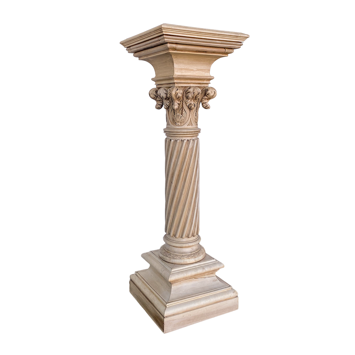 Carved Pedestal Circa 1880