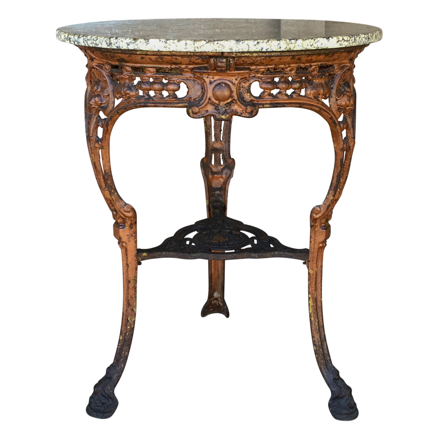 English Cast Iron Table Circa 1880