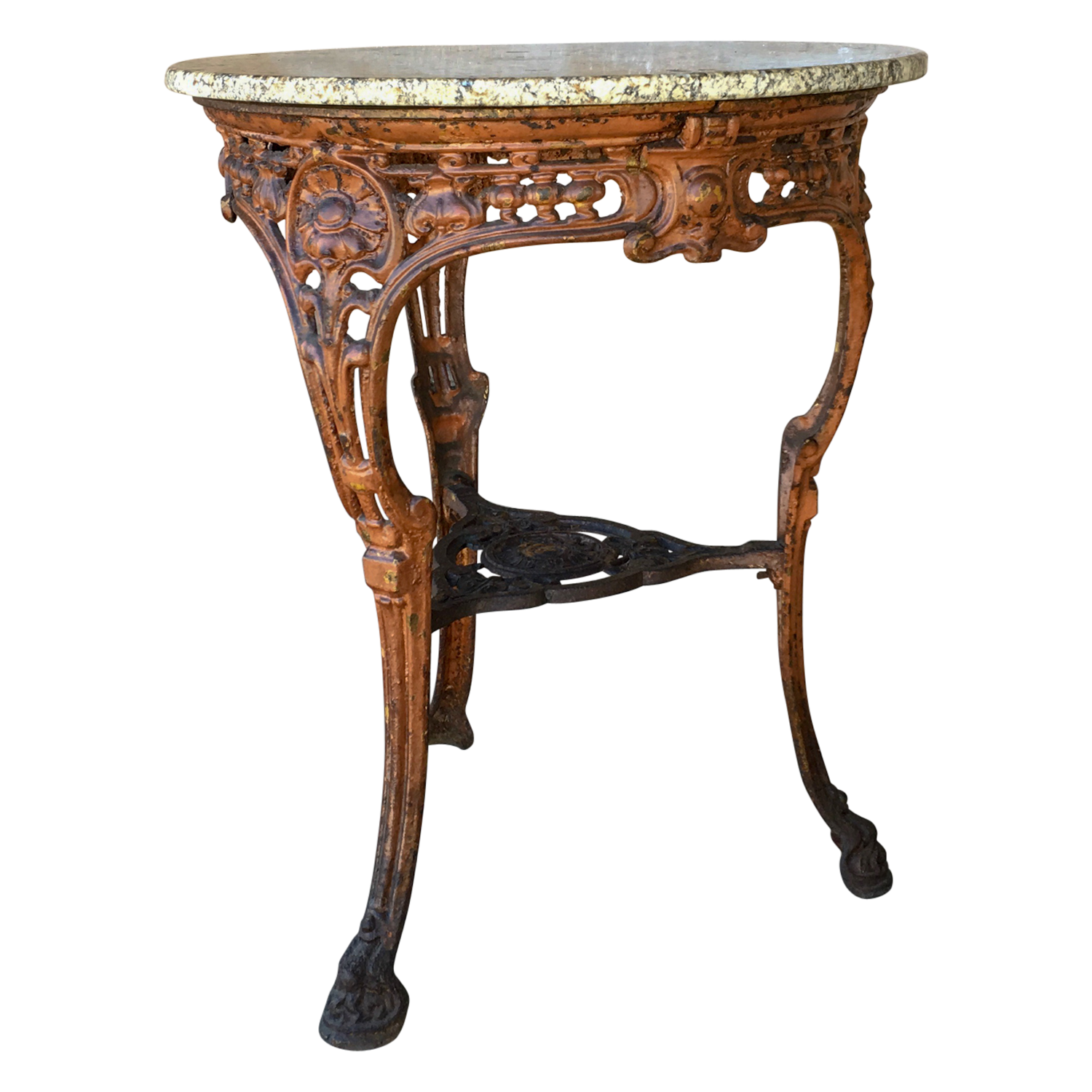 English Cast Iron Table Circa 1880