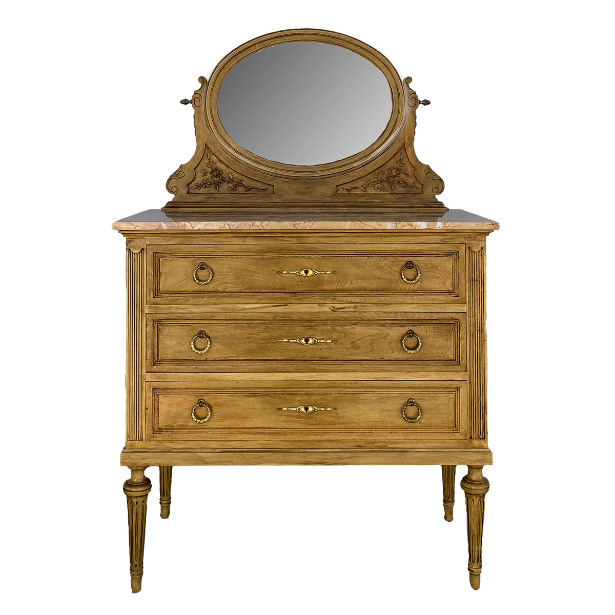 Bleached Louis XVI Dresser Circa 1890