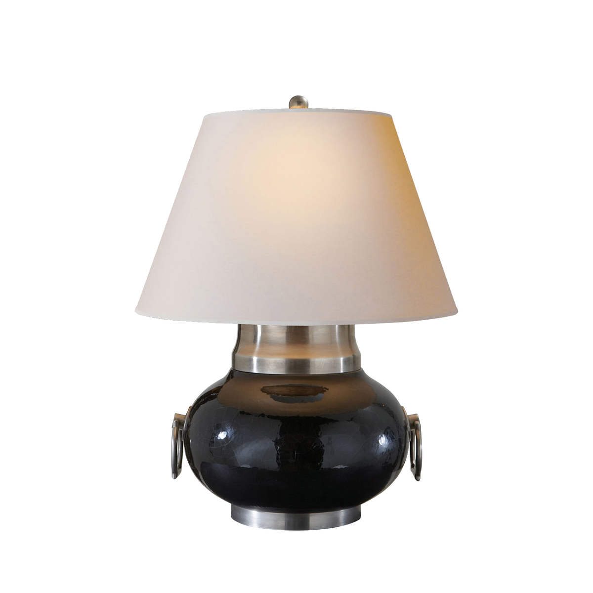 Black Ceramic Table Lamp 