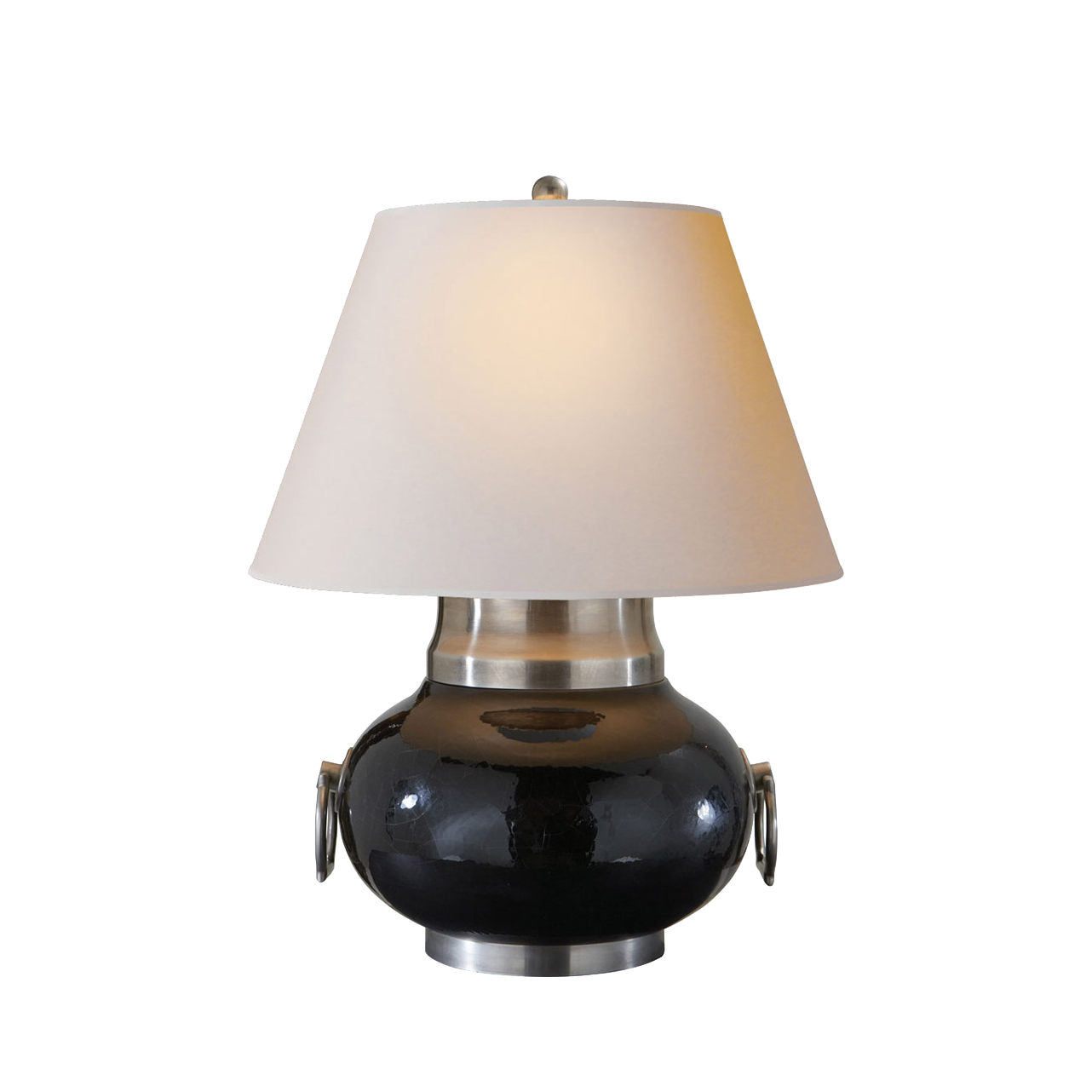 Black Ceramic Table Lamp 