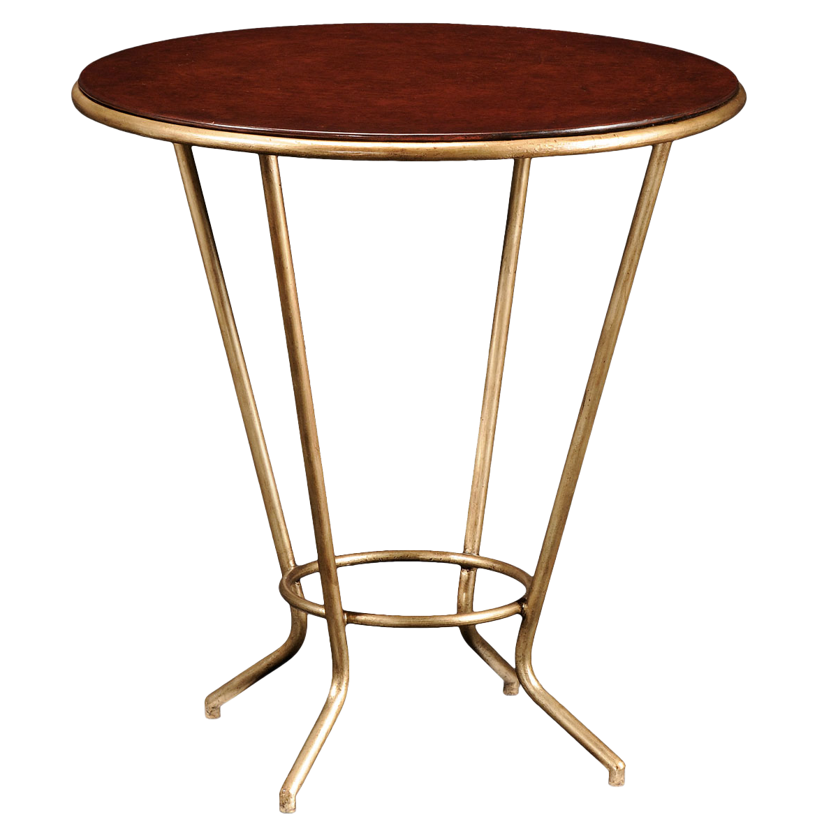 Gilded Iron Side Table 