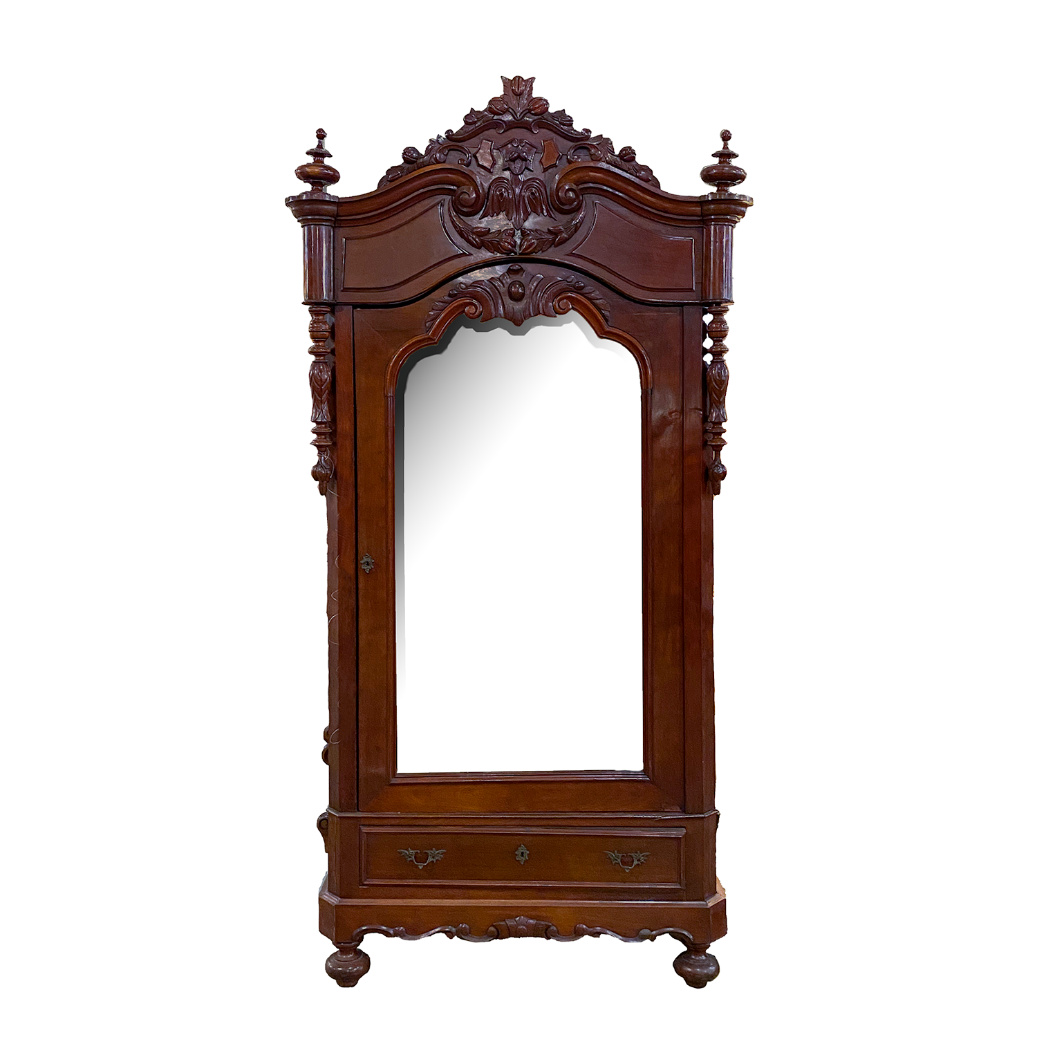 French Mahogany Armoire Circa 1850