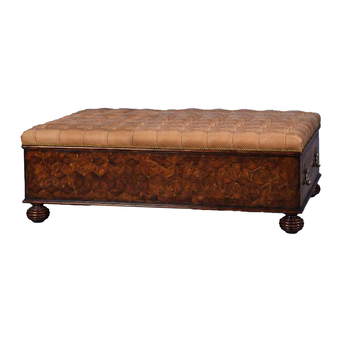 Upholstered Cocktail Ottoman 