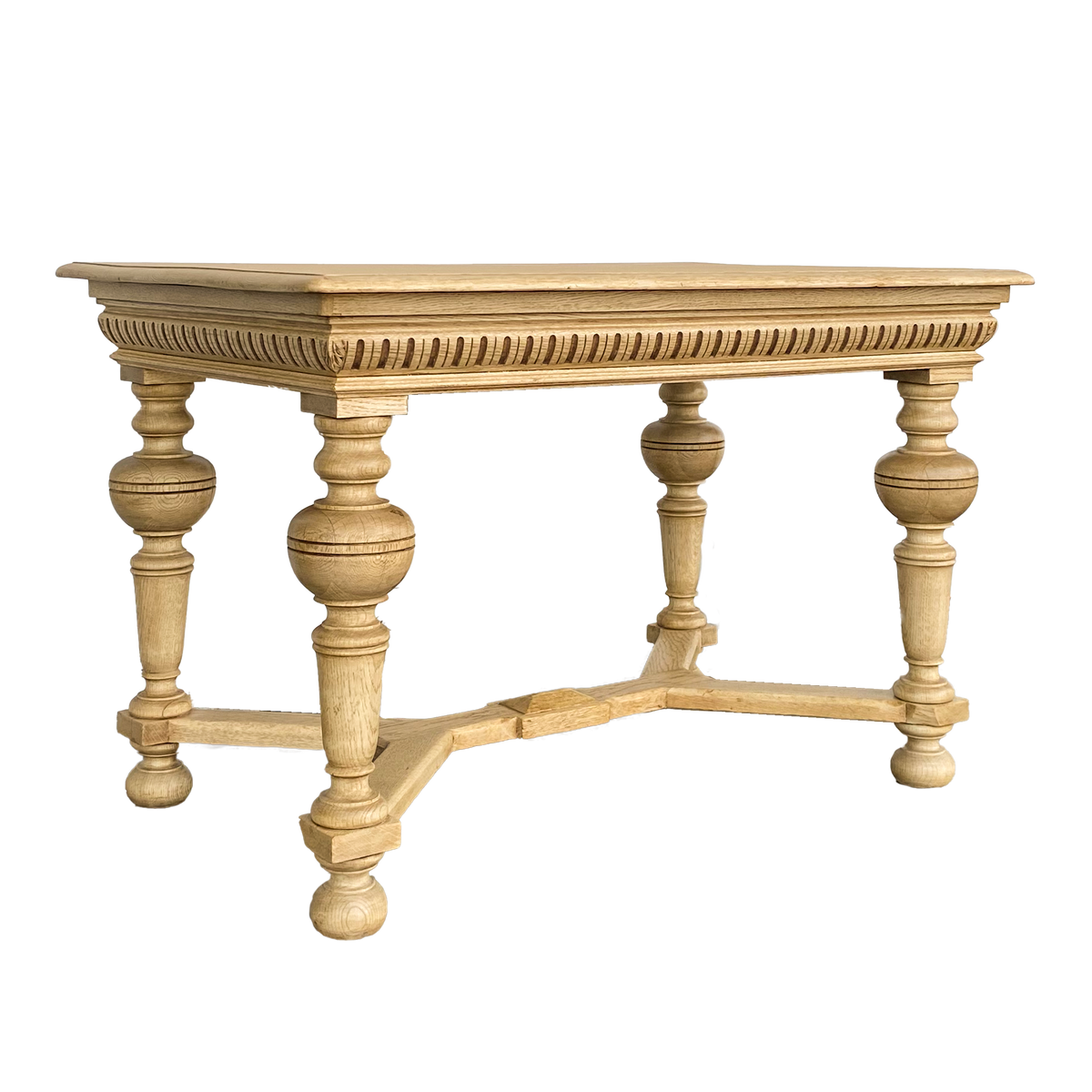 Carved Library Table Circa 1870