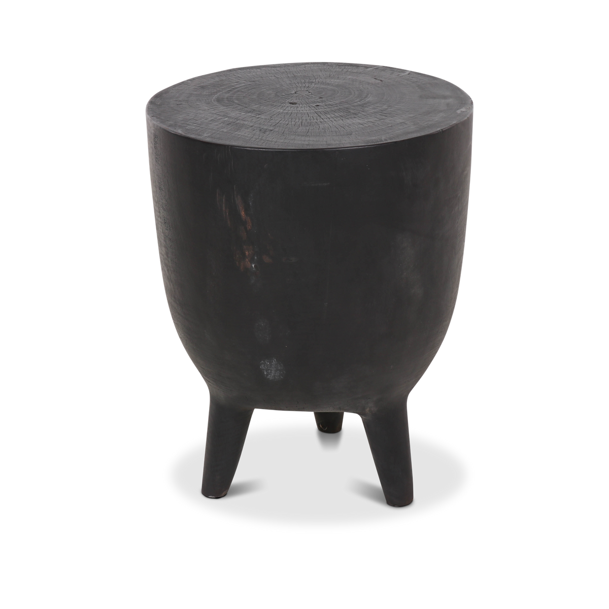 Ebonized Drum Table
