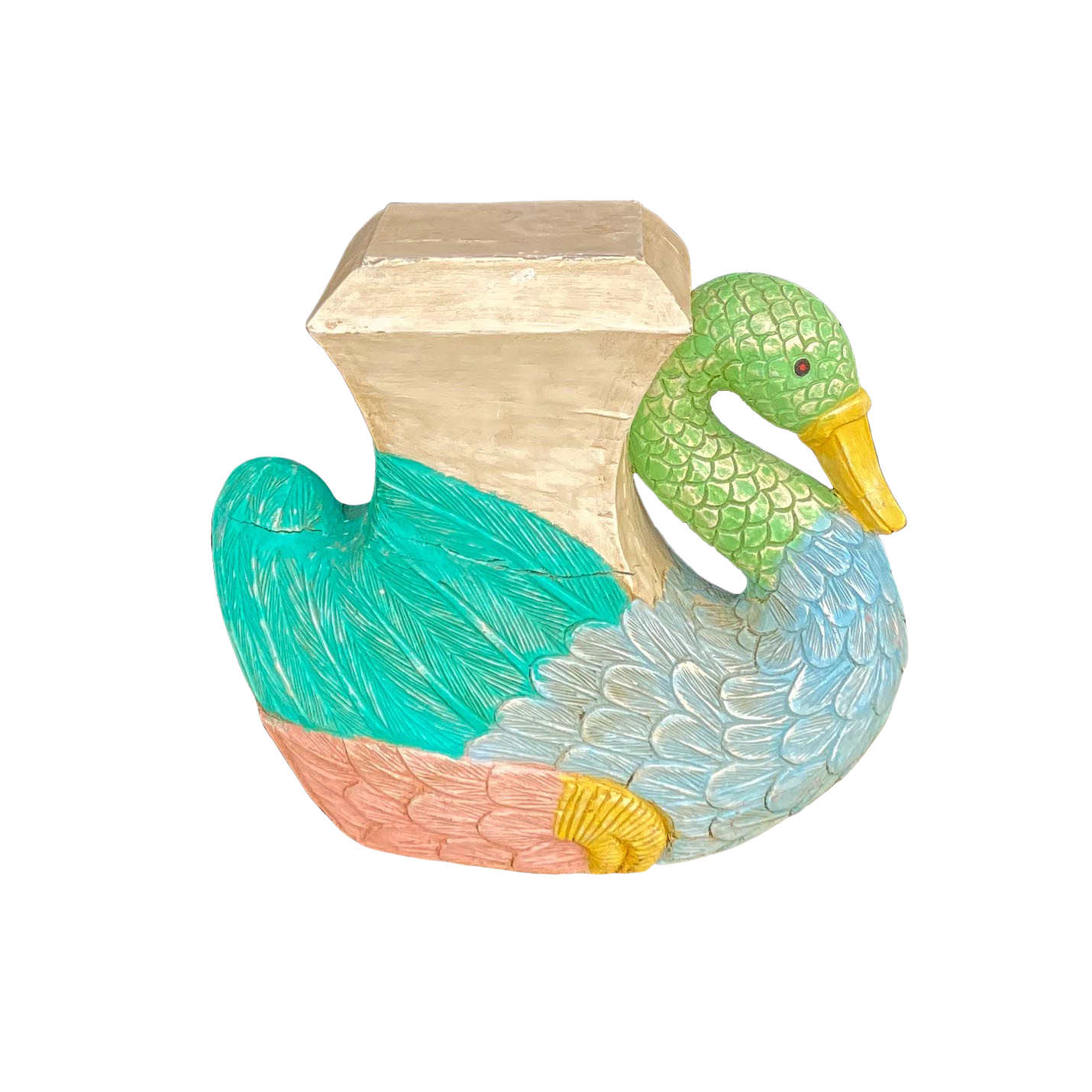 Carved Swan Circa 1950s