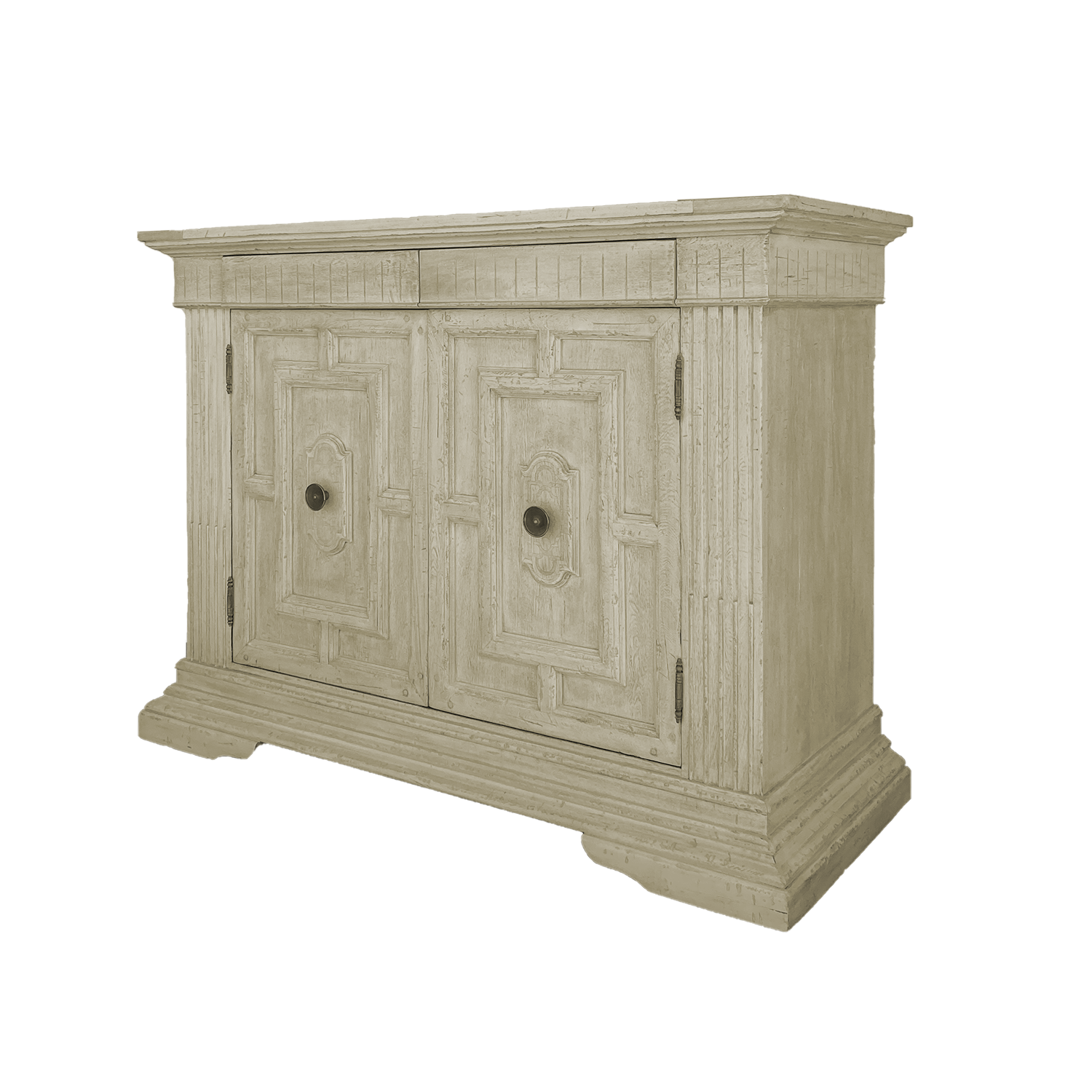 Bleached Oak Two Door Cabinet 