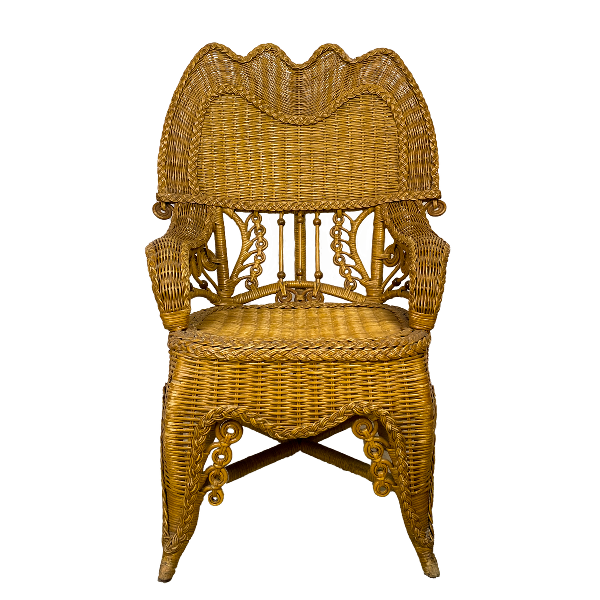Wicker Chair Circa 1910