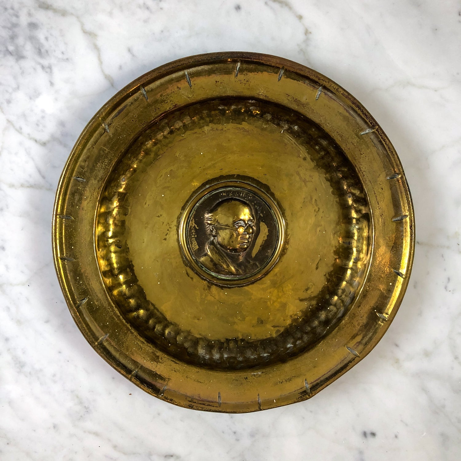 Brass Platter Circa 1910