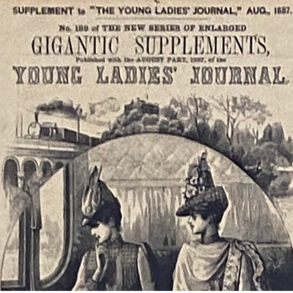 Young Ladies Journal Supplement Circa 1887