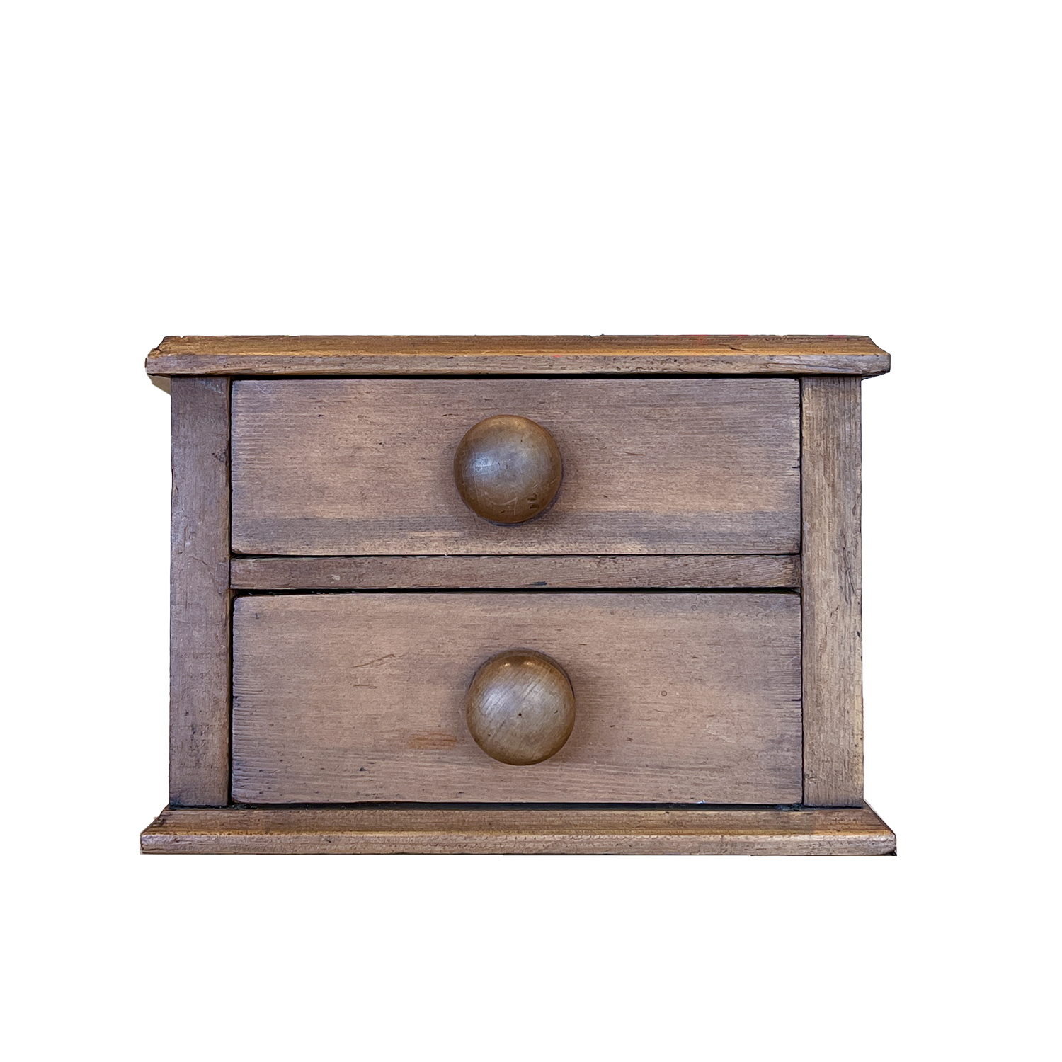 Painted Pine Box Circa 1850