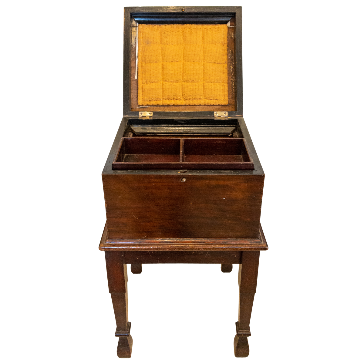 Painted Box on Stand Circa 1890