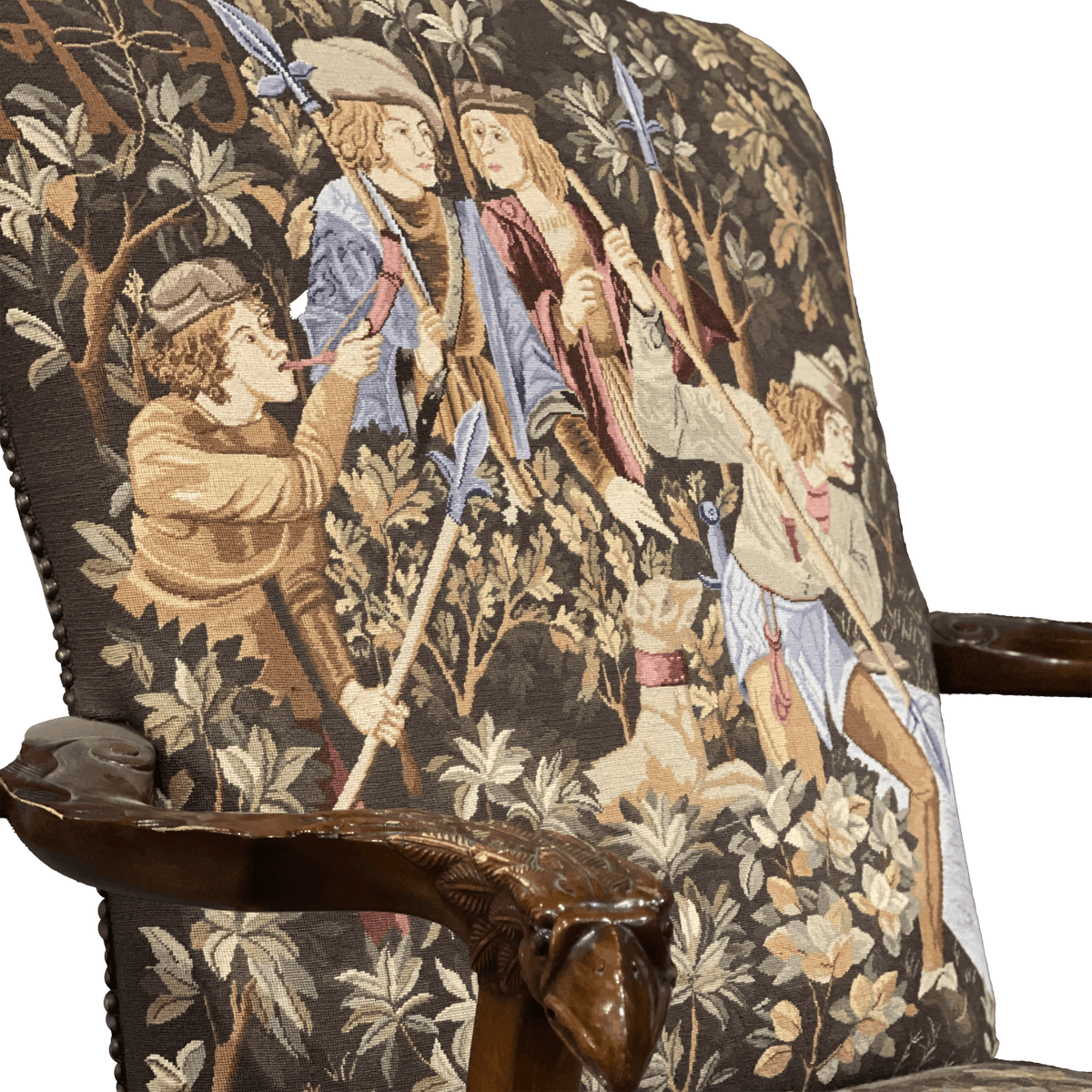 Lion Gainsborough Arm Chair