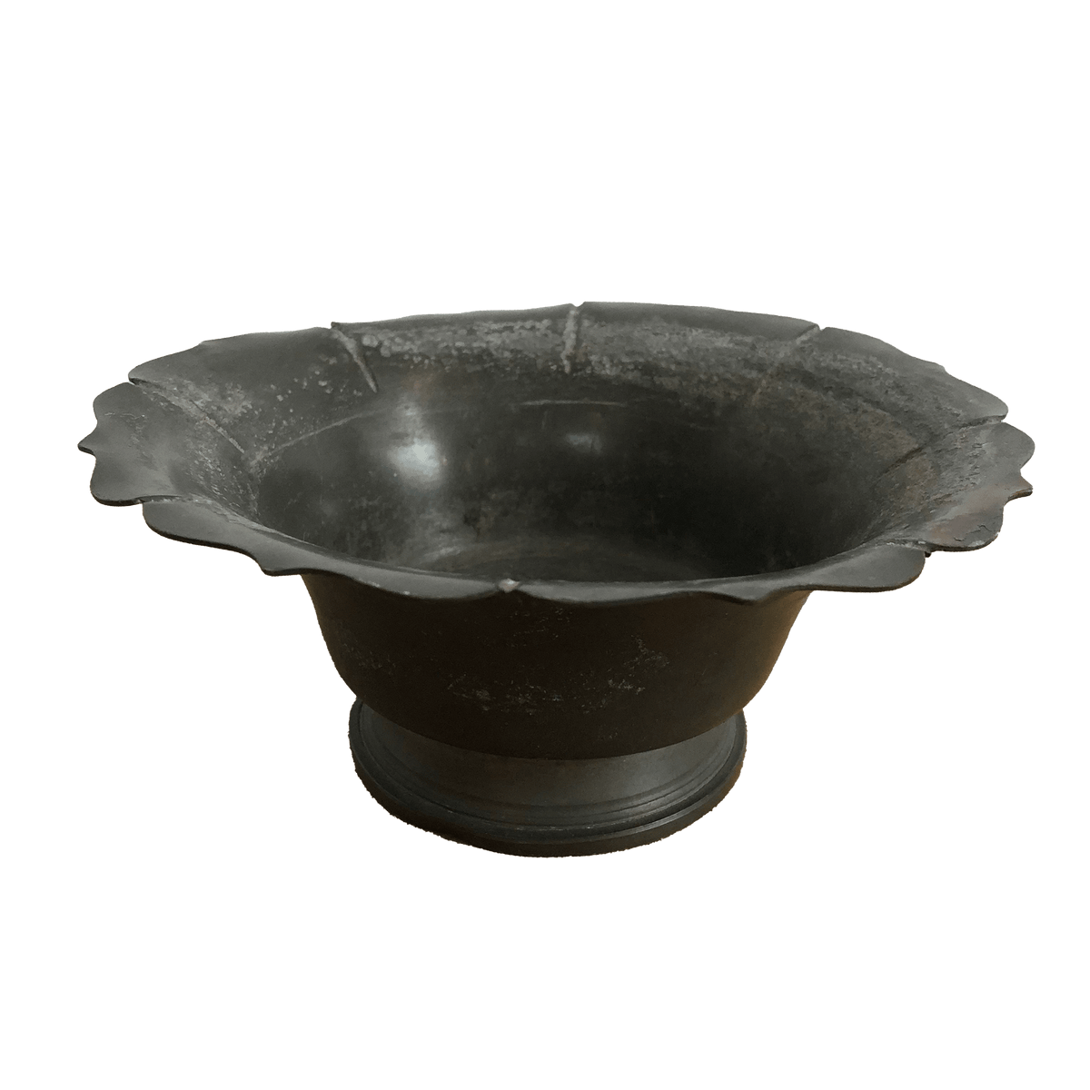 Pewter Floral Bowl - Small