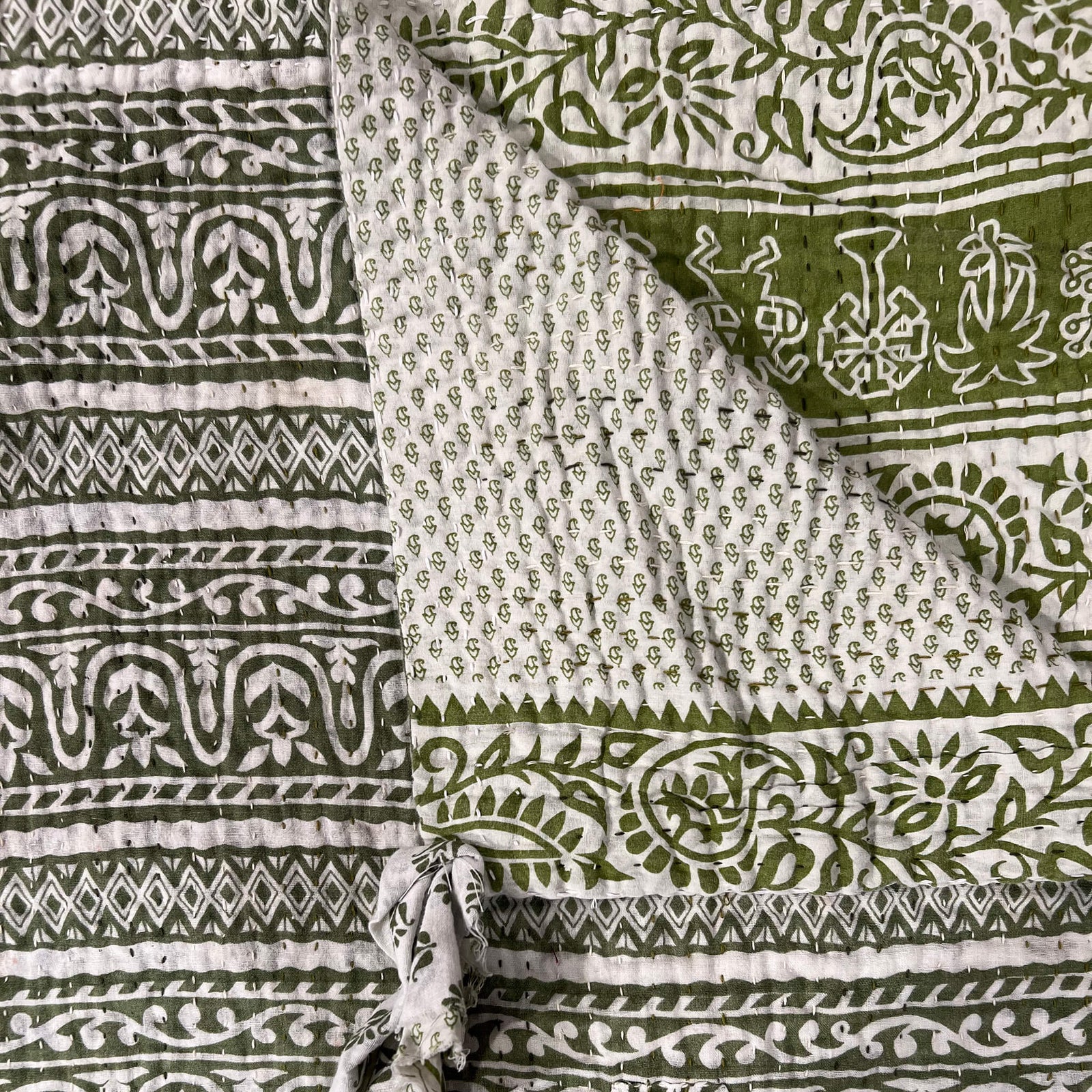 Handmade Kantha Throw