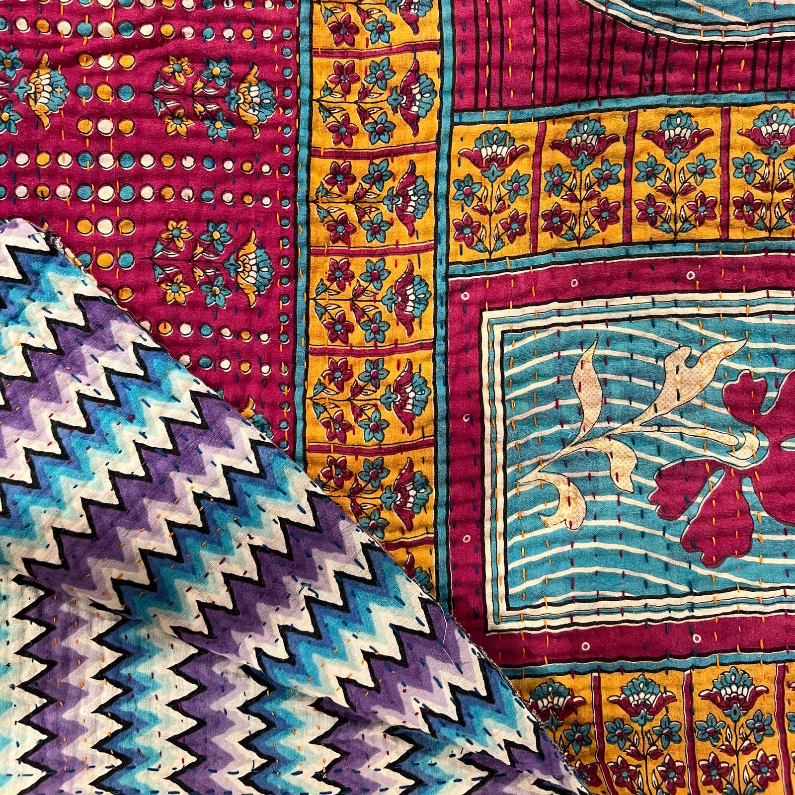 Handmade Kantha Throw