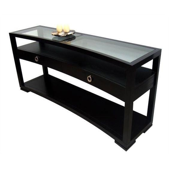 Bowed Console Table