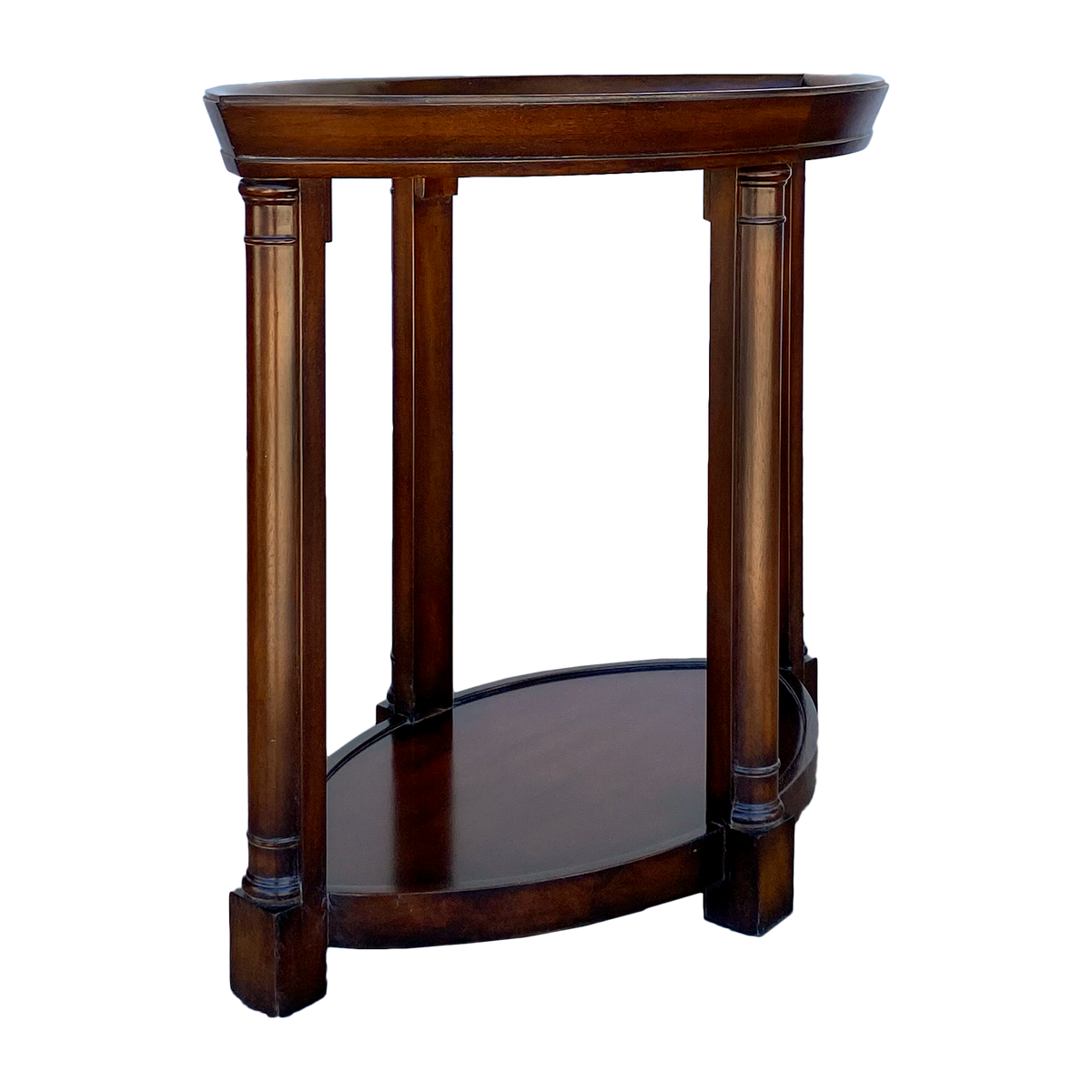 Angled Oval Side Table