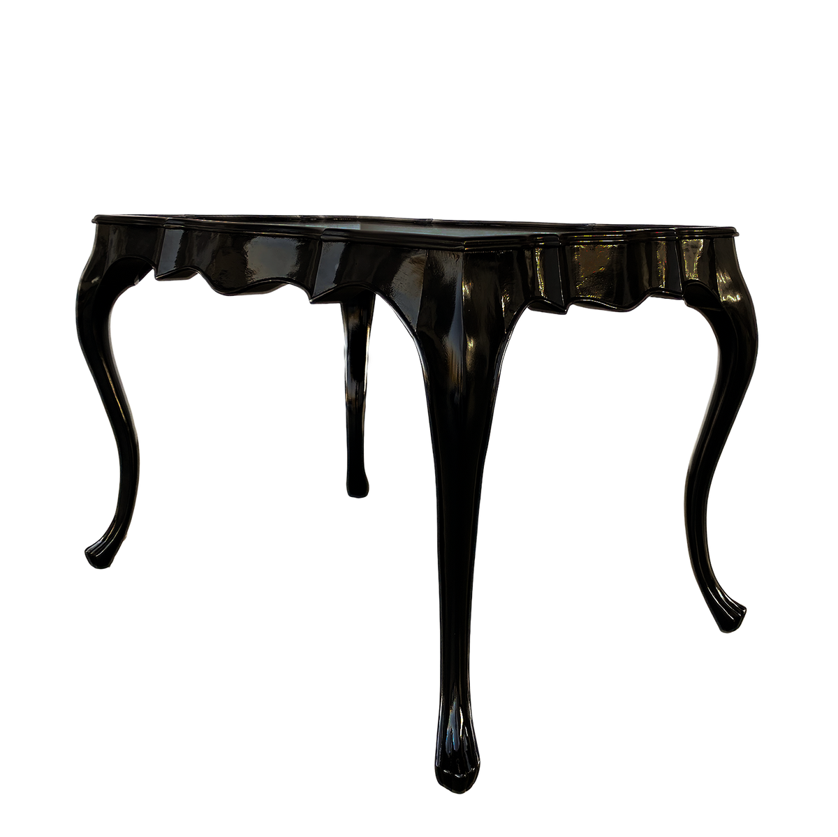 Black Lacquered Cocktail Table 