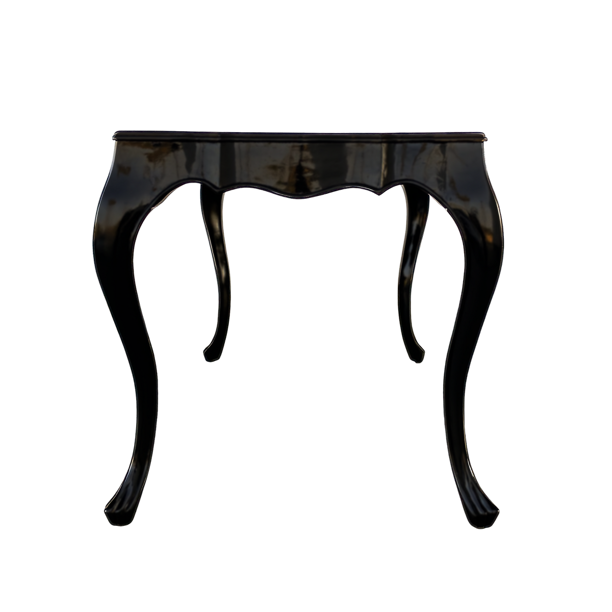 Black Lacquered Cocktail Table 