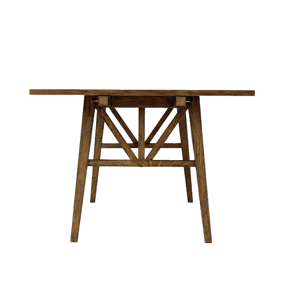 Helena Extending Trestle Table - Dark