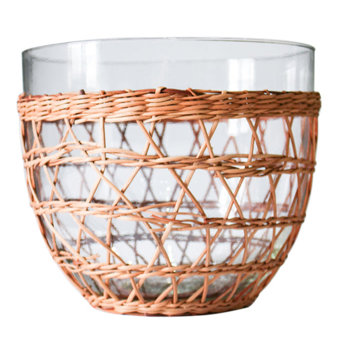 Rattan Cage Salad Bowl - Large