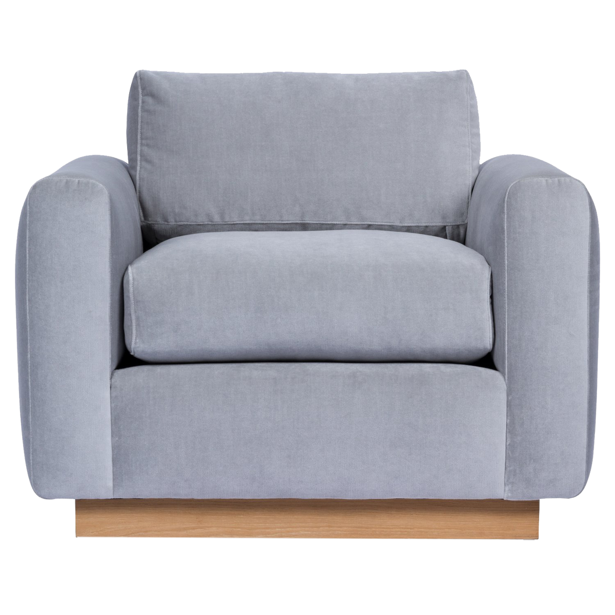 Gray velvet Chair