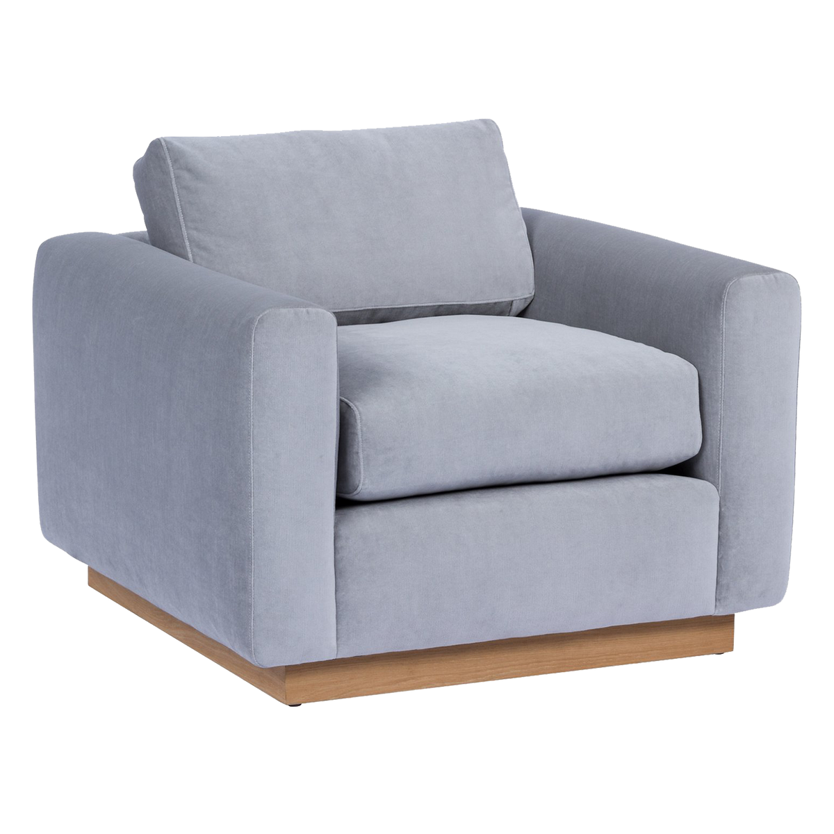 Gray velvet Chair