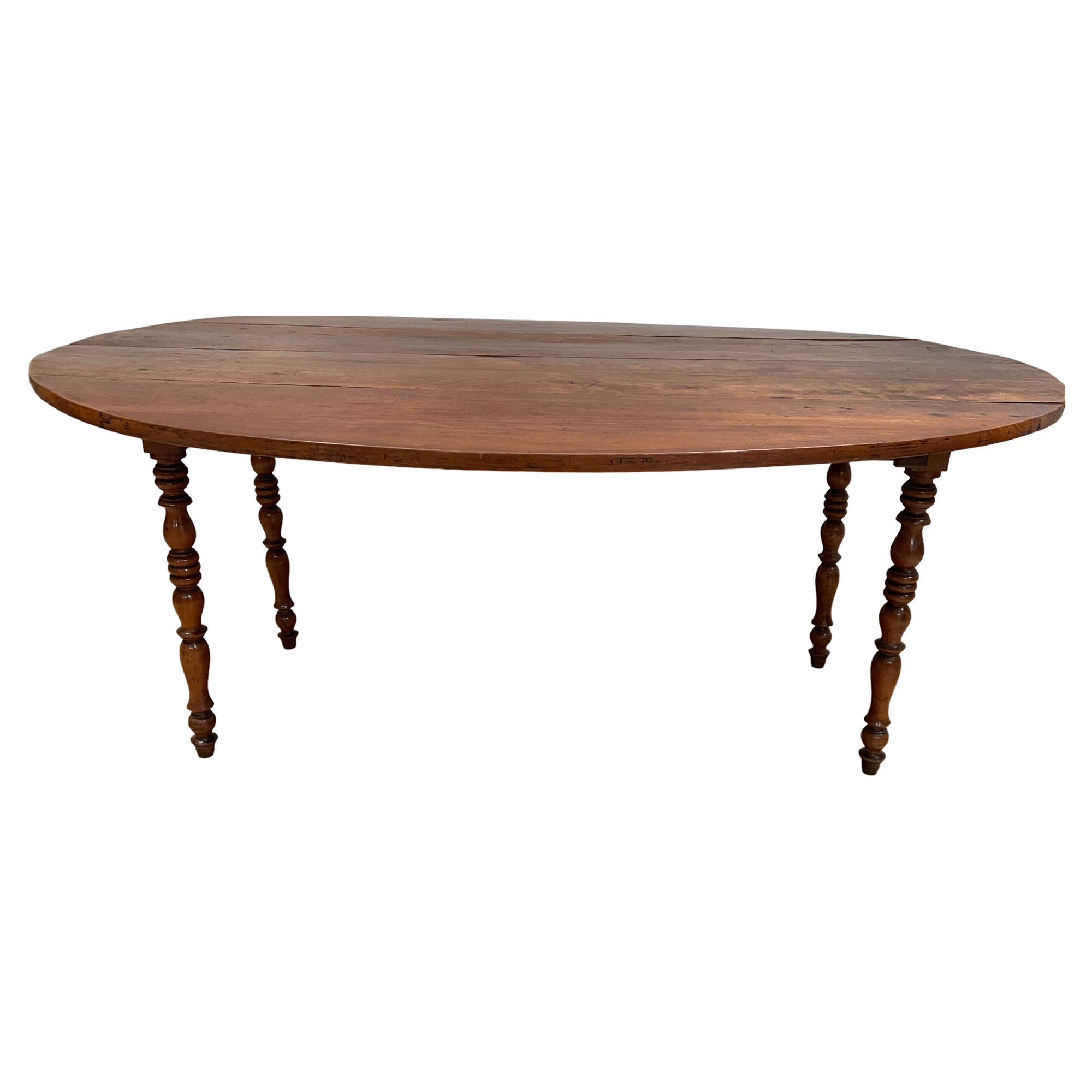 Oval Drop Leaf Cherry French Country Table