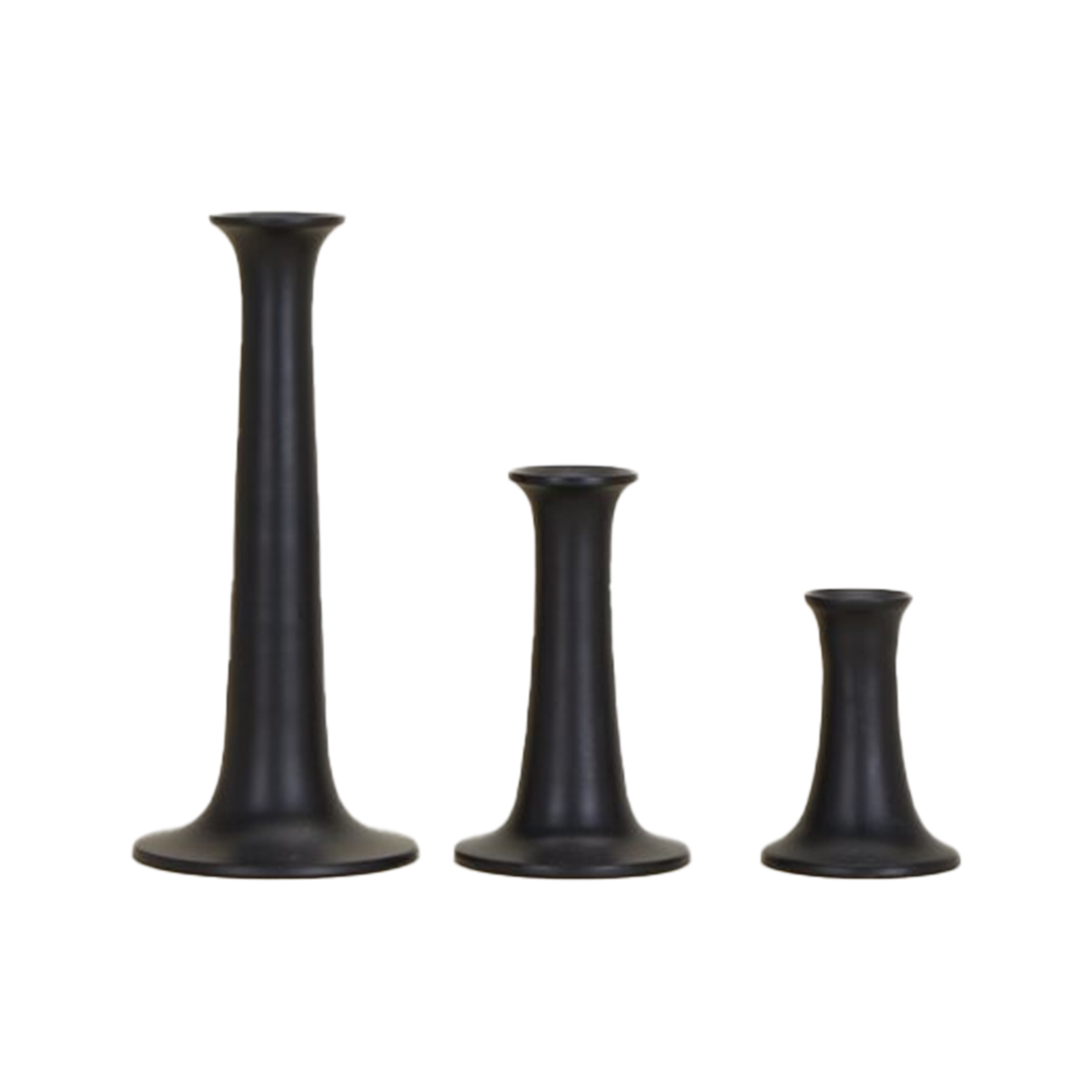 Small Black Candle Holder