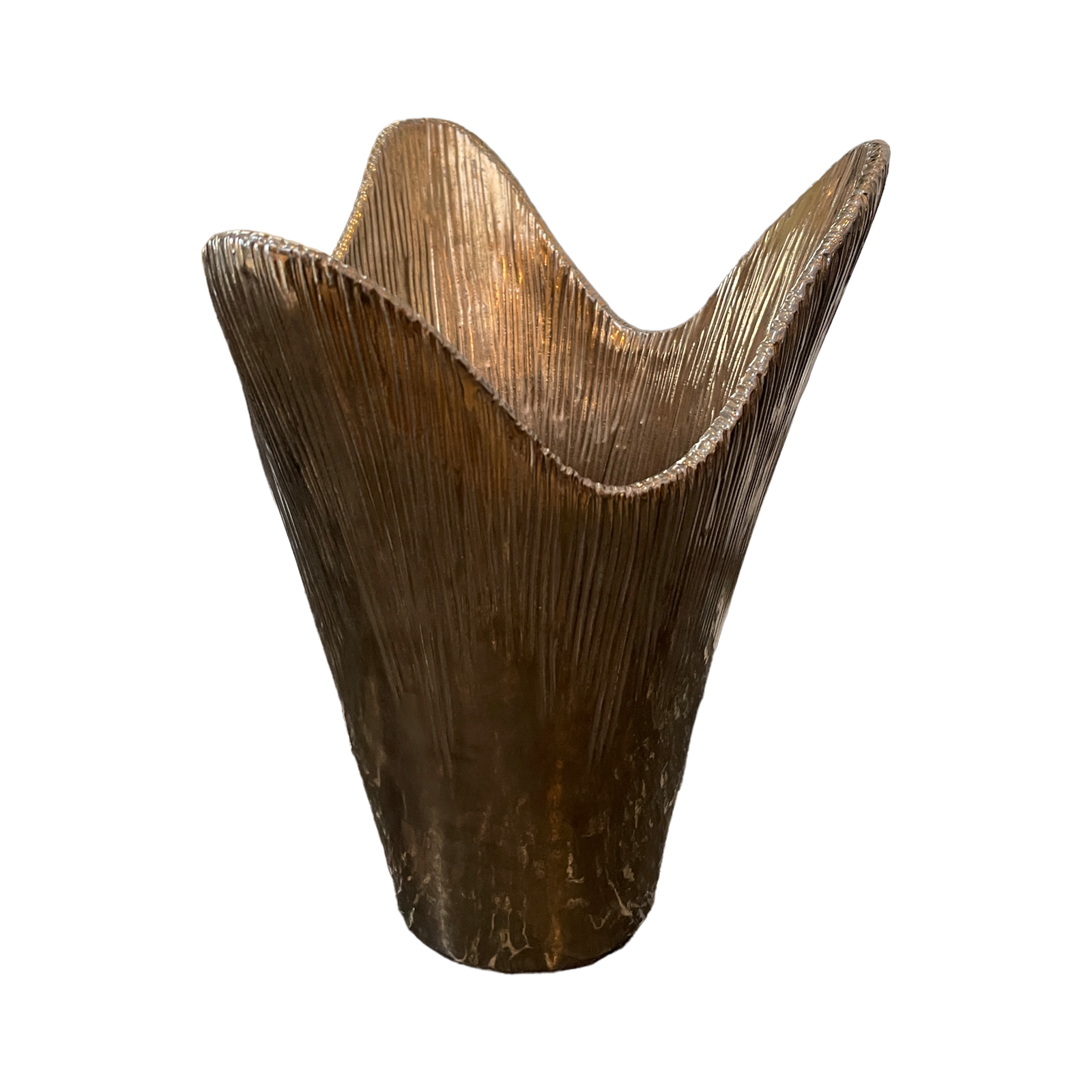 Bronzed Ceramic Bowl