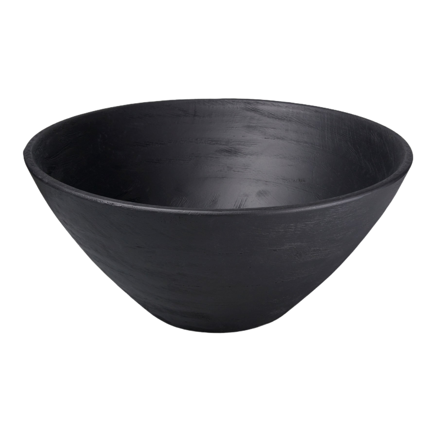 Ebonized Wood Bowl 
